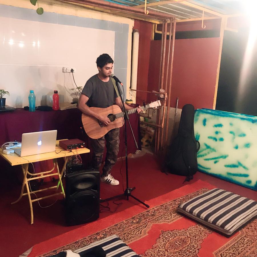 The Little Blue Window Hostel Bangalore Luaran gambar